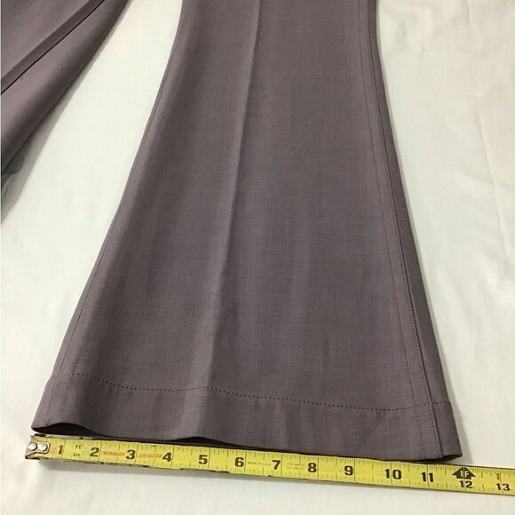 Lafayette 148 New York Wide Leg Trousers In Soapstone New Size 10 - Picture 10 of 11